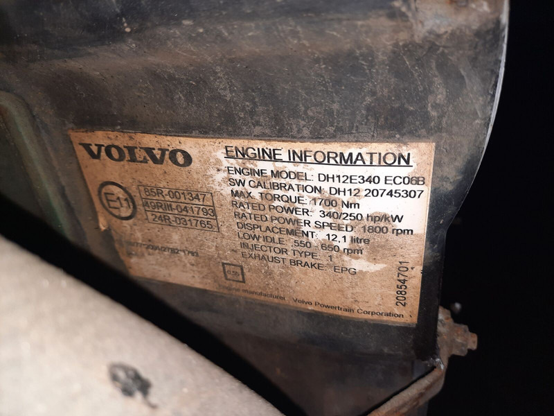 Volvo DH12E340EC06 . DH12D 340. - Motor: bild 5 Volvo DH12E340EC06 . DH12D 340. - Motor: bild 5