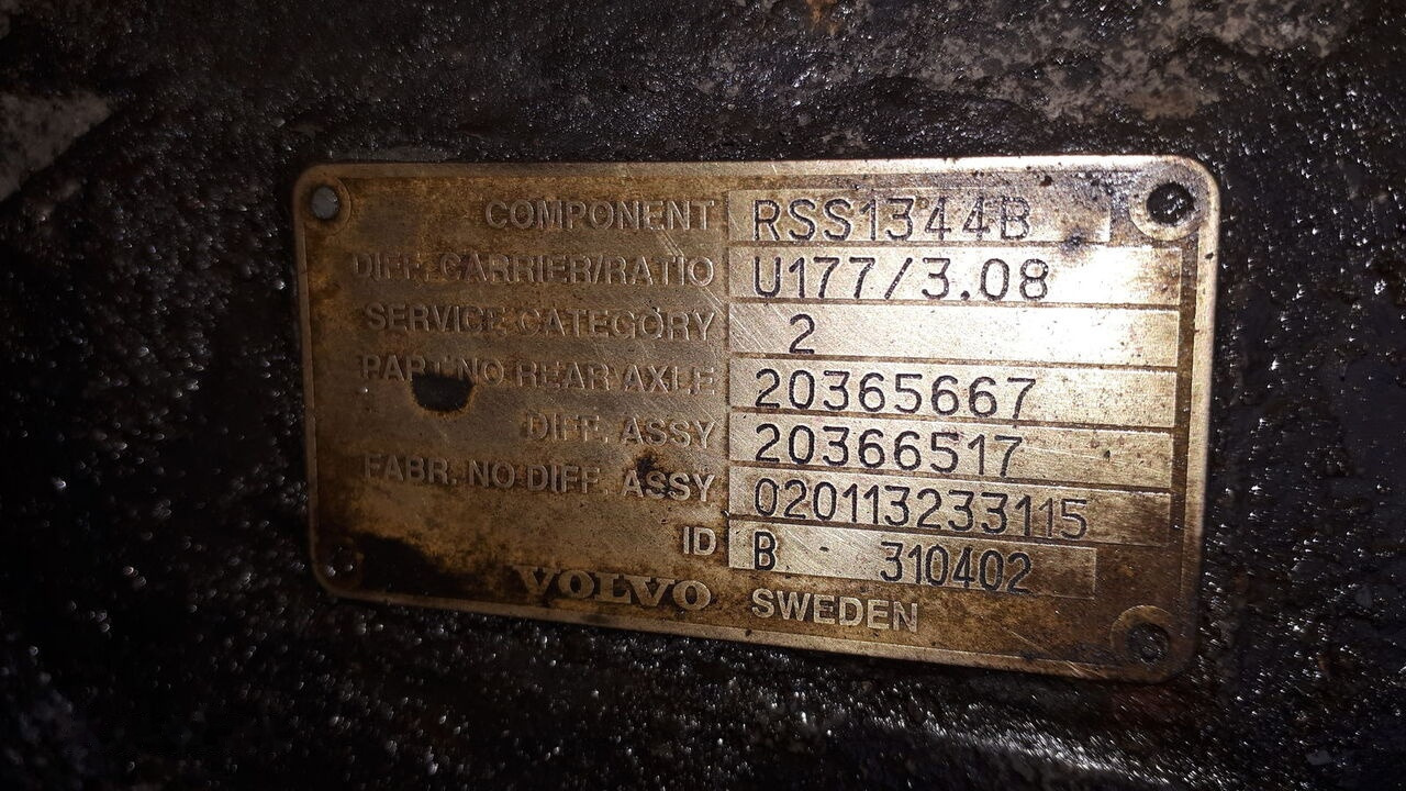 Volvo MS17X.- 2.85/ 3.08 .\5.29\ 5.63. Volvo FH12\ FH-13 truck - Differential för Lastbil: bild 2 Volvo MS17X.- 2.85/ 3.08 .\5.29\ 5.63. Volvo FH12\ FH-13 truck - Differential för Lastbil: bild 2