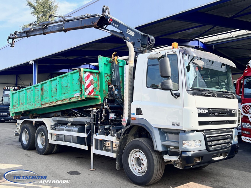 DAF CF 85.410 ATE, Hiab 166, 6x4 Steel spring - Tippbil lastbil, Kranbil: bild 1 DAF CF 85.410 ATE, Hiab 166, 6x4 Steel spring - Tippbil lastbil, Kranbil: bild 1