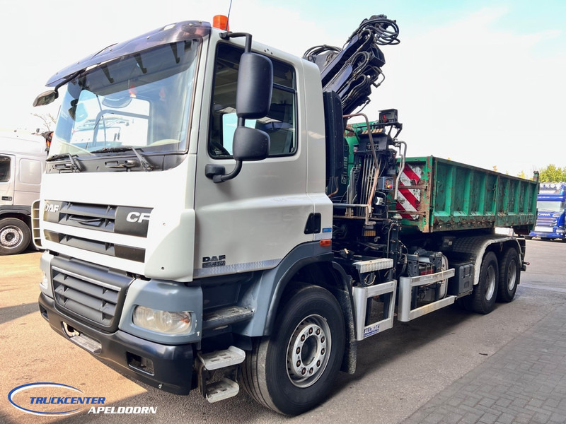 DAF CF 85.410 ATE, Hiab 166, 6x4 Steel spring - Tippbil lastbil, Kranbil: bild 3 DAF CF 85.410 ATE, Hiab 166, 6x4 Steel spring - Tippbil lastbil, Kranbil: bild 3