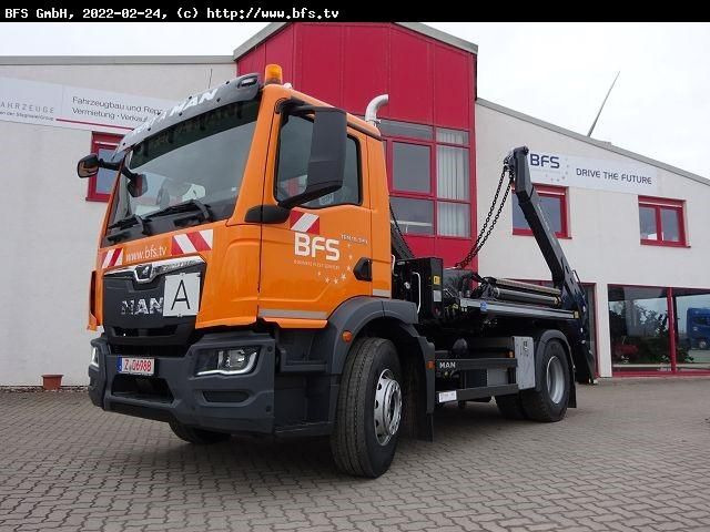 MAN TGM (TG3) 18.320 4x2 BL CH AK 12 MT - Liftdumper lastbil: bild 1 MAN TGM (TG3) 18.320 4x2 BL CH AK 12 MT - Liftdumper lastbil: bild 1