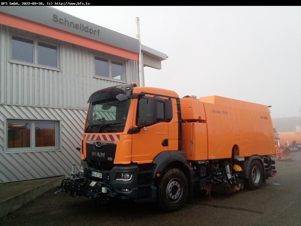 MAN TGS 18.360 4x2 BL BEAM S9000 beids. WK HD Heckab - Sopmaskin: bild 1 MAN TGS 18.360 4x2 BL BEAM S9000 beids. WK HD Heckab - Sopmaskin: bild 1