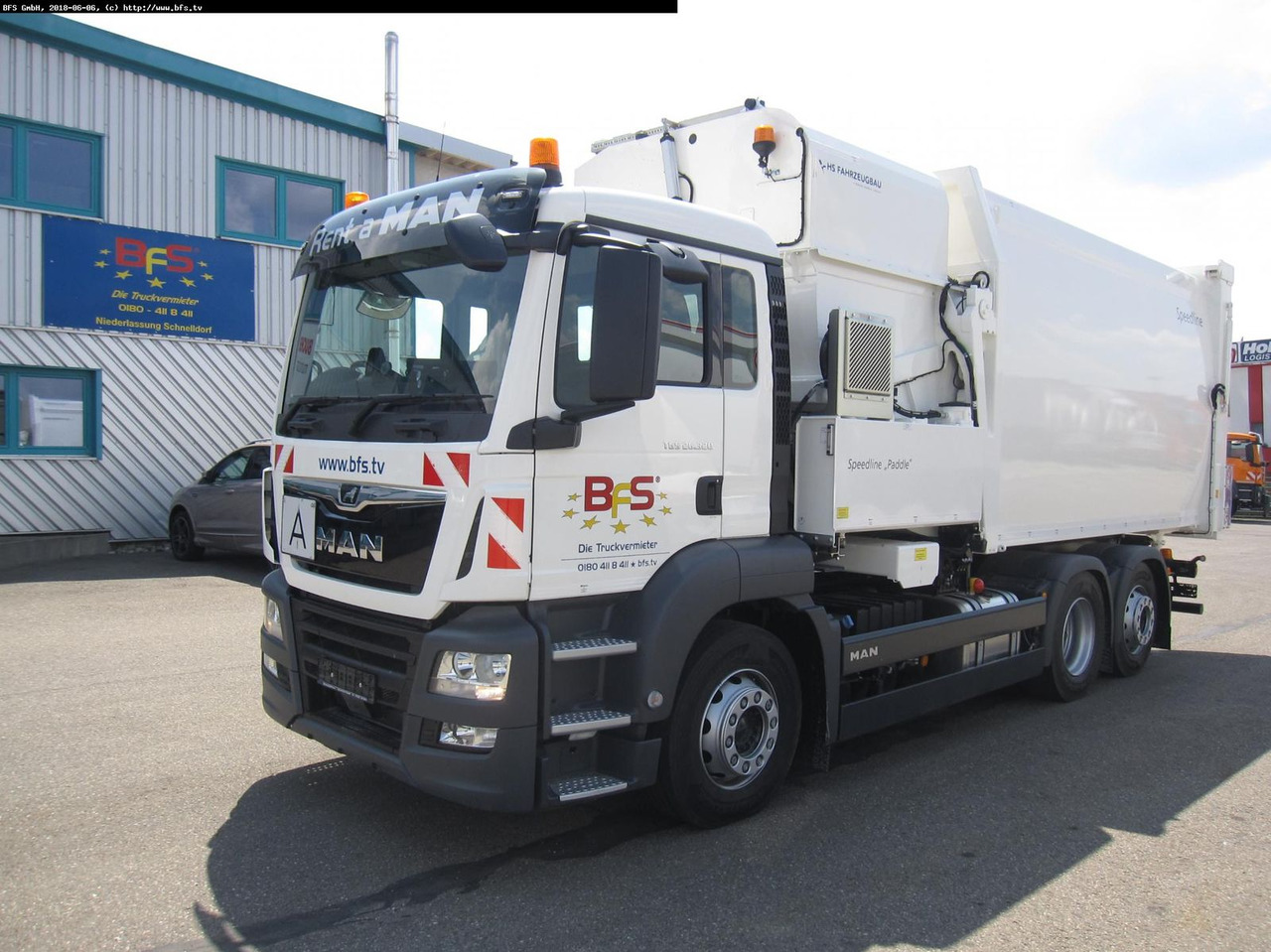MAN TGS 26.320 6x2-4 LL HS SL Speedline 27 PPK - ViS - Sopbil: bild 1 MAN TGS 26.320 6x2-4 LL HS SL Speedline 27 PPK - ViS - Sopbil: bild 1