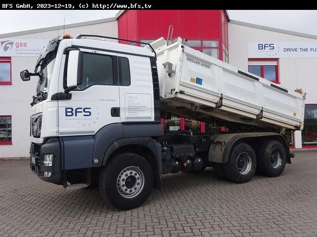 MAN TGS 26.500 6x4 BB MEILLER Bordmatik links, Motor - Tippbil lastbil: bild 2 MAN TGS 26.500 6x4 BB MEILLER Bordmatik links, Motor - Tippbil lastbil: bild 2