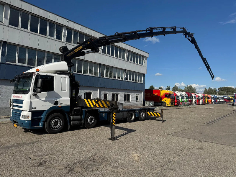 DAF CF 85.410 8X2 EURO 5 PALFINGER PK60002 + FLY JIB + REMOTE + TWISTLOCKS - Flakbil, Kranbil: bild 4 DAF CF 85.410 8X2 EURO 5 PALFINGER PK60002 + FLY JIB + REMOTE + TWISTLOCKS - Flakbil, Kranbil: bild 4