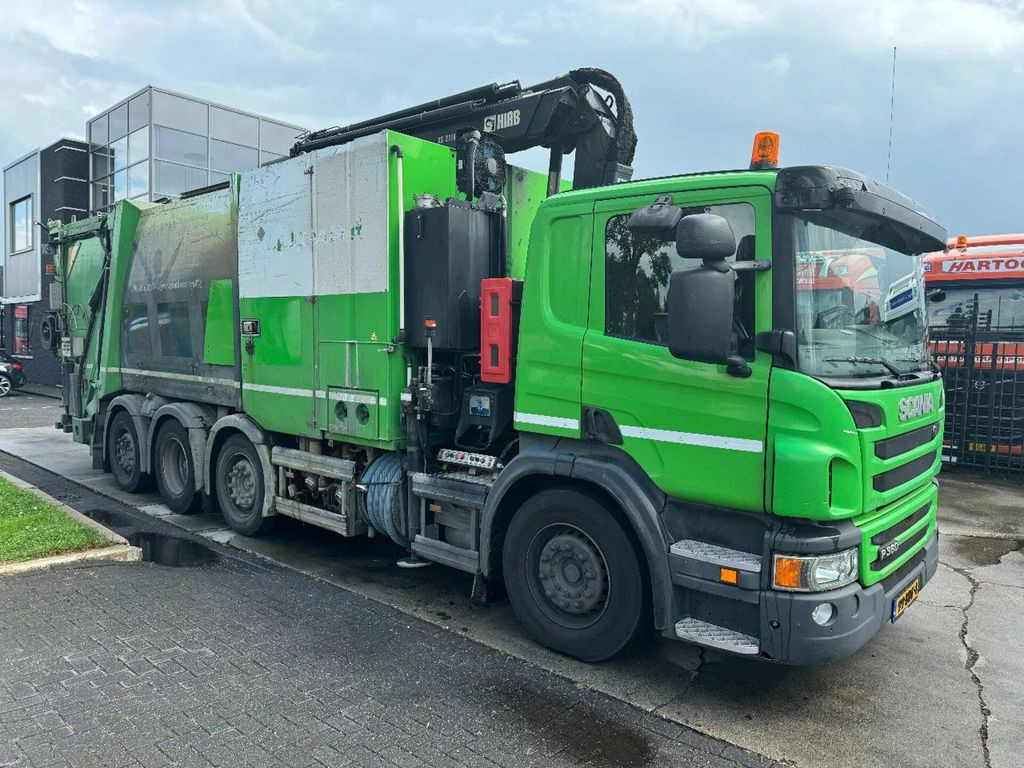 Scania P360 8X2 - HIAB 211BW-3 + FAUN VARIOPRESS - ONLY - Kranbil, Sopbil: bild 5 Scania P360 8X2 - HIAB 211BW-3 + FAUN VARIOPRESS - ONLY - Kranbil, Sopbil: bild 5