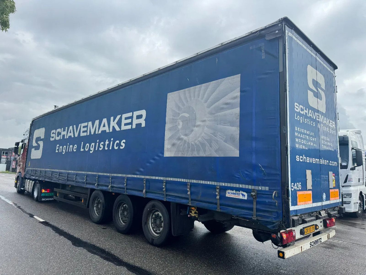 Schmitz Cargobull SCS 24/L - 3 AXLE MEGA SAF + SLIDING ROOF - Kapelltrailer: bild 4 Schmitz Cargobull SCS 24/L - 3 AXLE MEGA SAF + SLIDING ROOF - Kapelltrailer: bild 4