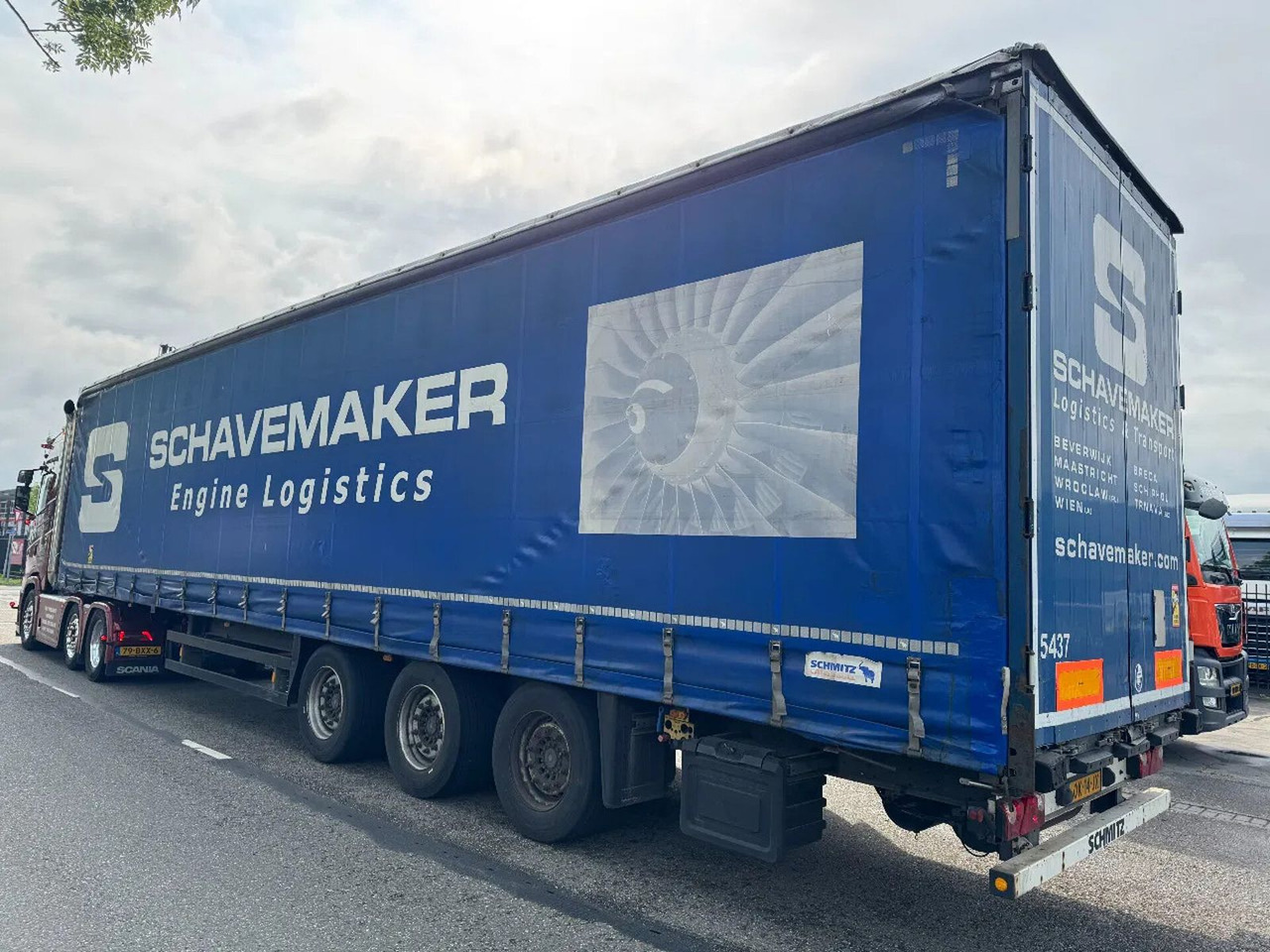 Schmitz Cargobull SCS 24/L - 3 AXLE SAF MEGA - Kapelltrailer: bild 5 Schmitz Cargobull SCS 24/L - 3 AXLE SAF MEGA - Kapelltrailer: bild 5