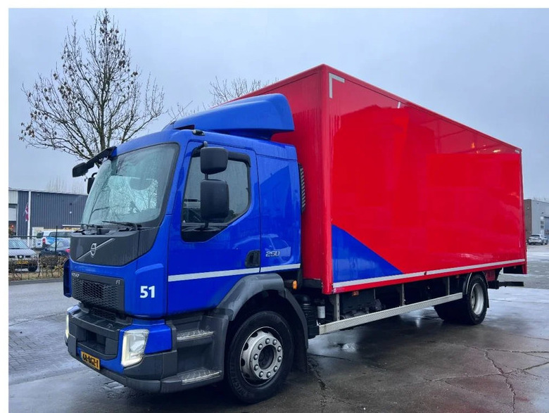 Volvo FL 250 4X2 EURO 6 599.111km DHOLLANDIA - Lastbil med skåp: bild 1 Volvo FL 250 4X2 EURO 6 599.111km DHOLLANDIA - Lastbil med skåp: bild 1