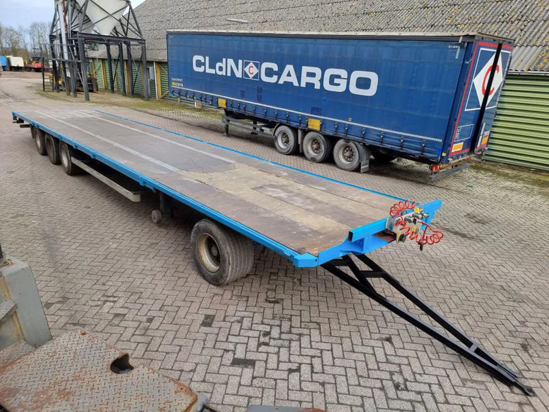 Van Hool 13.60 M LONG - 1 M HIGH - SUPER SINGLE TIRES - DRUM BRAKES - Flaksläp: bild 3 Van Hool 13.60 M LONG - 1 M HIGH - SUPER SINGLE TIRES - DRUM BRAKES - Flaksläp: bild 3