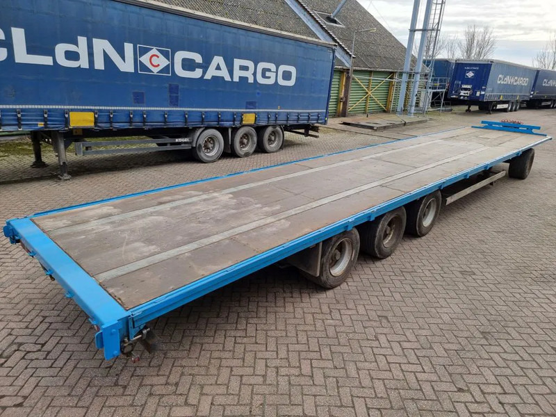 Van Hool 13.60 M LONG - 1 M HIGH - SUPER SINGLE TIRES - DRUM BRAKES - Flaksläp: bild 4 Van Hool 13.60 M LONG - 1 M HIGH - SUPER SINGLE TIRES - DRUM BRAKES - Flaksläp: bild 4