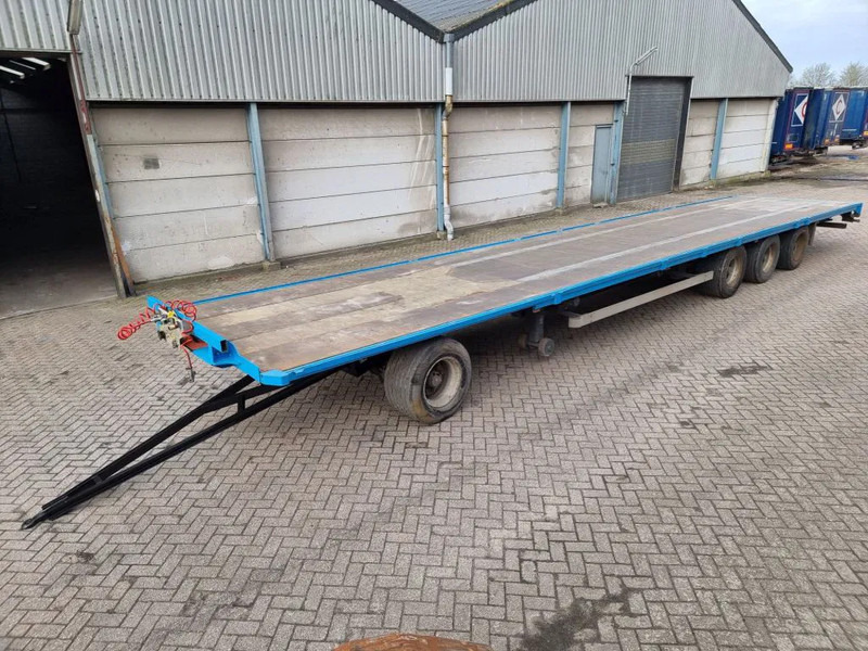 Van Hool 13.60 M LONG - 1 M HIGH - SUPER SINGLE TIRES - DRUM BRAKES - Flaksläp: bild 1 Van Hool 13.60 M LONG - 1 M HIGH - SUPER SINGLE TIRES - DRUM BRAKES - Flaksläp: bild 1