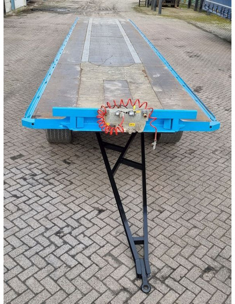 Van Hool 13.60 M LONG - 1 M HIGH - SUPER SINGLE TIRES - DRUM BRAKES - Flaksläp: bild 2 Van Hool 13.60 M LONG - 1 M HIGH - SUPER SINGLE TIRES - DRUM BRAKES - Flaksläp: bild 2