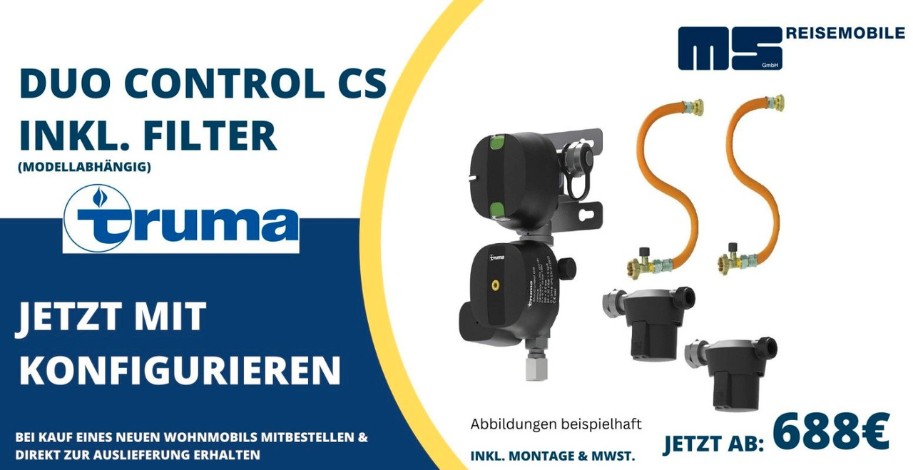 Halvintegrerad husbil Chausson 627 GA TITANIUM / 170PS / EINZELBETTEN & HUBBETT: bild 28