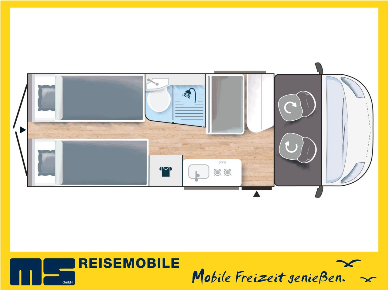 Chausson V697 FIRST LINE / -2025- / 140PS / EINZELBETTEN - Campingbil: bild 2 Chausson V697 FIRST LINE / -2025- / 140PS / EINZELBETTEN - Campingbil: bild 2