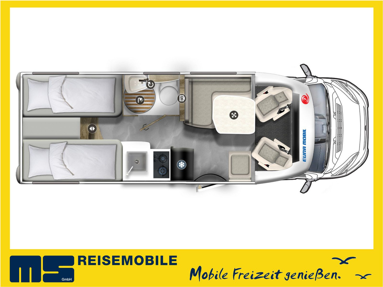 Eura Mobil PROFILA T 660 EB/MOD. 2025/MONDIAL PAKET / 140PS - Halvintegrerad husbil: bild 2 Eura Mobil PROFILA T 660 EB/MOD. 2025/MONDIAL PAKET / 140PS - Halvintegrerad husbil: bild 2
