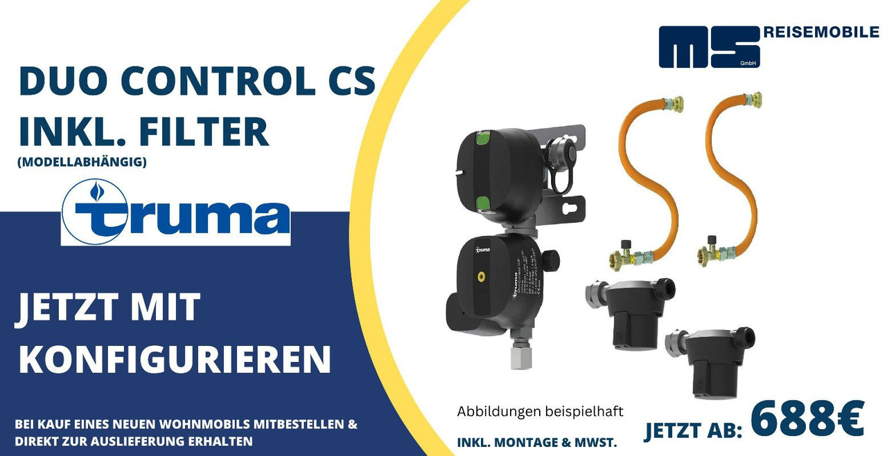 Halvintegrerad husbil Eura Mobil PROFILA T 720 EF - 101 EDITION / EINZELBETTEN: bild 15