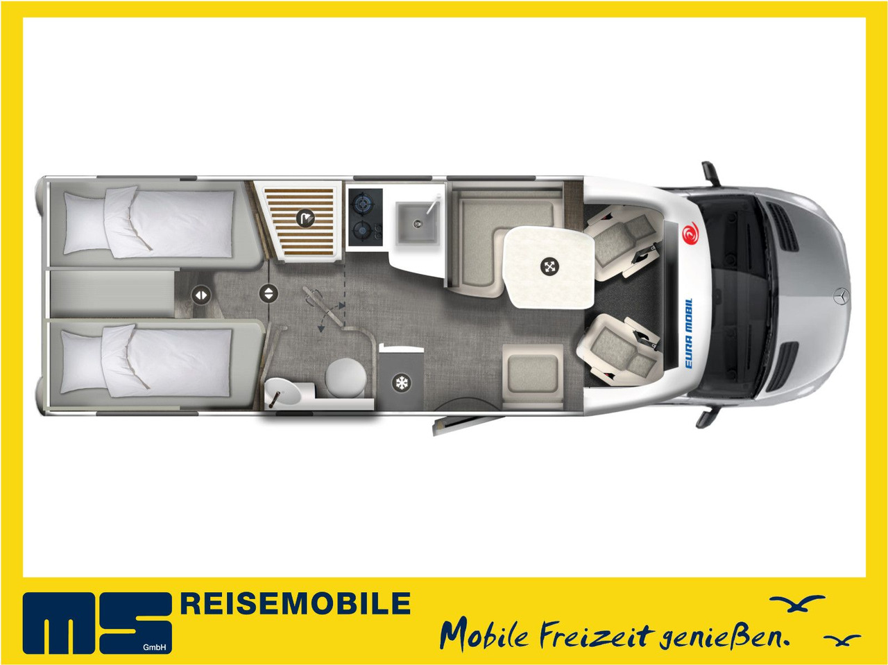 Eura Mobil PROFILA T 726 EB - MODELL 2025 -MONDIAL PLUS & S - Halvintegrerad husbil: bild 2 Eura Mobil PROFILA T 726 EB - MODELL 2025 -MONDIAL PLUS & S - Halvintegrerad husbil: bild 2