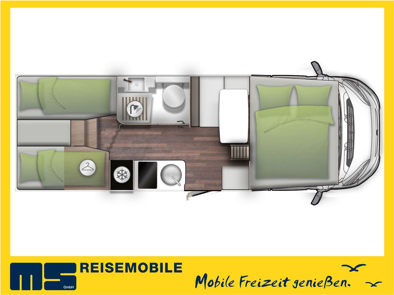 Forster A 699 EB / -MODELL 2025- / 140 PS / EINZELBETTEN - Alkovbil: bild 2 Forster A 699 EB / -MODELL 2025- / 140 PS / EINZELBETTEN - Alkovbil: bild 2