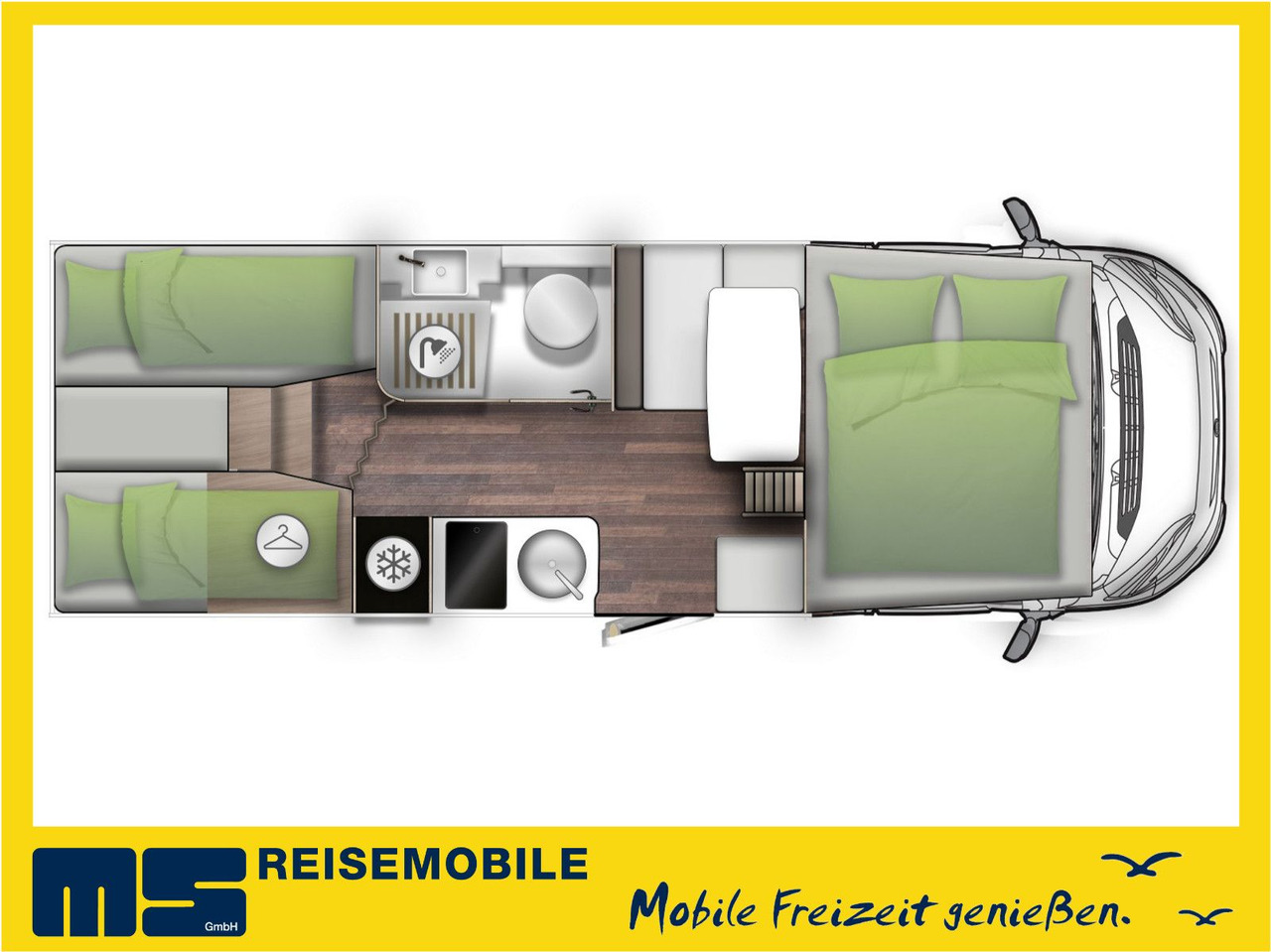 Forster A 699 EB / Modell 2026 / 165PS / EINZELBETTEN - Alkovbil: bild 1 Forster A 699 EB / Modell 2026 / 165PS / EINZELBETTEN - Alkovbil: bild 1
