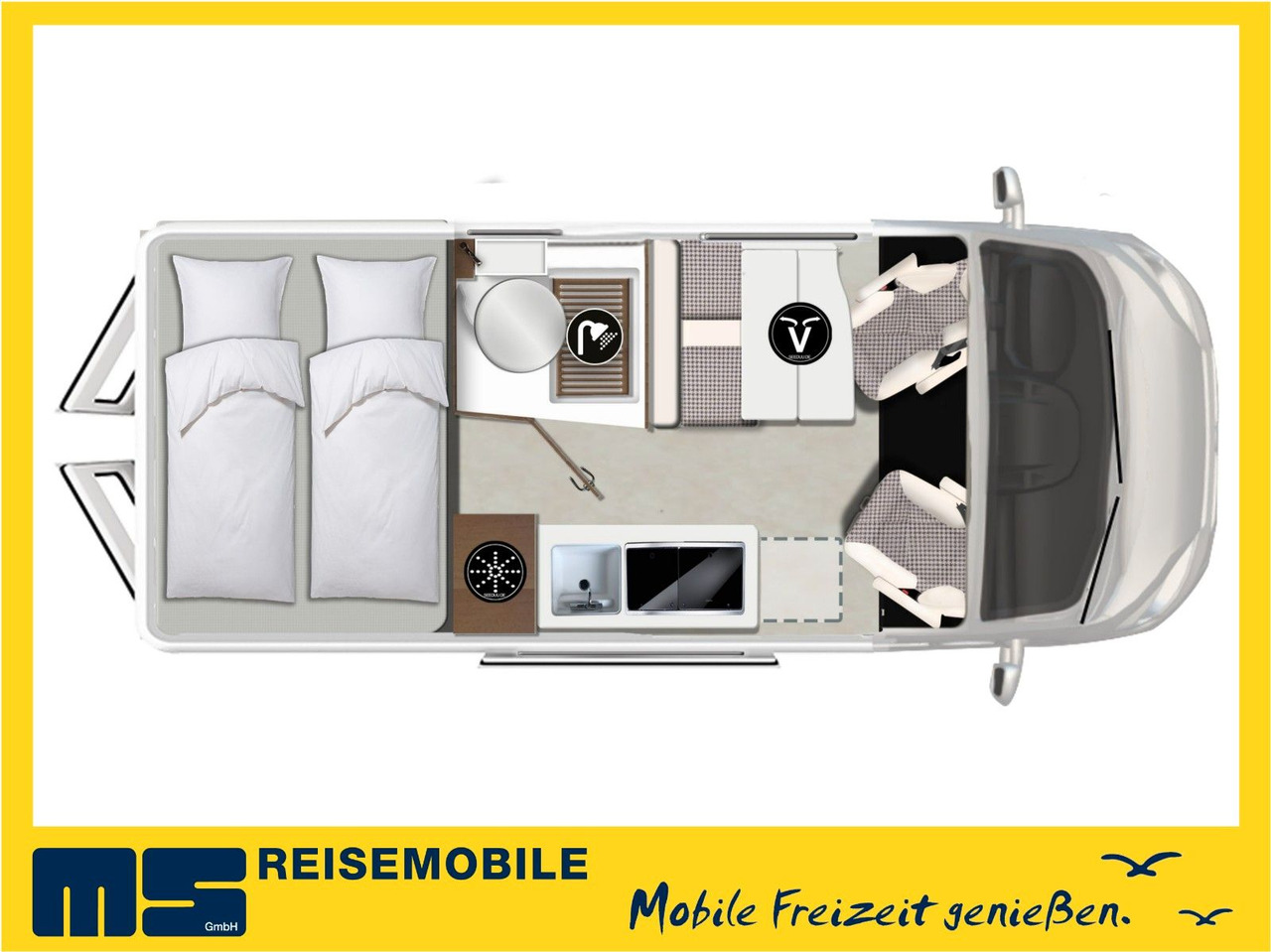 Karmann DAVIS 590 LIFESTYLE / 140PS / SKY-ROOF & ALU - Campingbil: bild 2 Karmann DAVIS 590 LIFESTYLE / 140PS / SKY-ROOF & ALU - Campingbil: bild 2