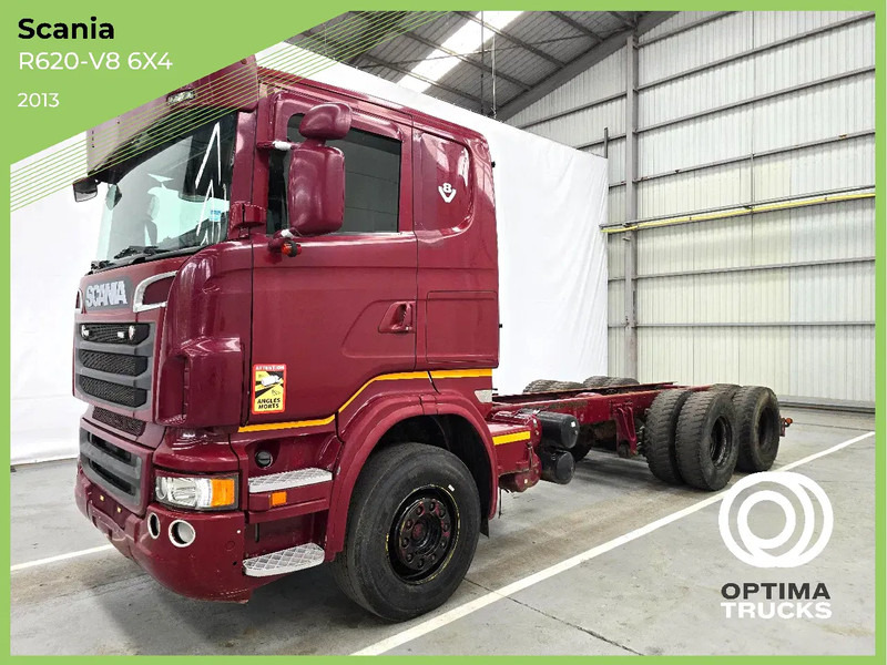 Scania R620-V8 6x4 / RETARDER / AIRCO / EURO 5 - Chassi lastbil: bild 1 Scania R620-V8 6x4 / RETARDER / AIRCO / EURO 5 - Chassi lastbil: bild 1