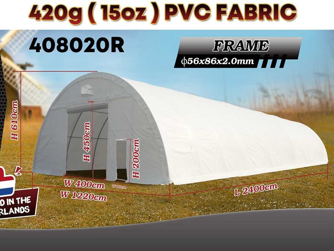 Rhino-Cross-Shelter 408020R 24x12,2x6,1 m - Lagringstank: bild 2 Rhino-Cross-Shelter 408020R 24x12,2x6,1 m - Lagringstank: bild 2