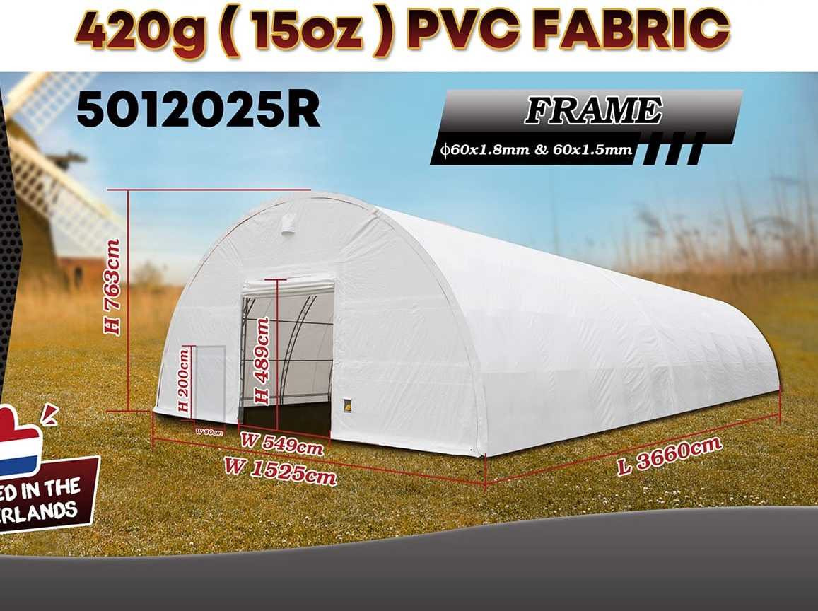 Rhino-Cross-Shelter 5012025R - 36,6x15,25x7,625 m - Lagringstank: bild 2 Rhino-Cross-Shelter 5012025R - 36,6x15,25x7,625 m - Lagringstank: bild 2