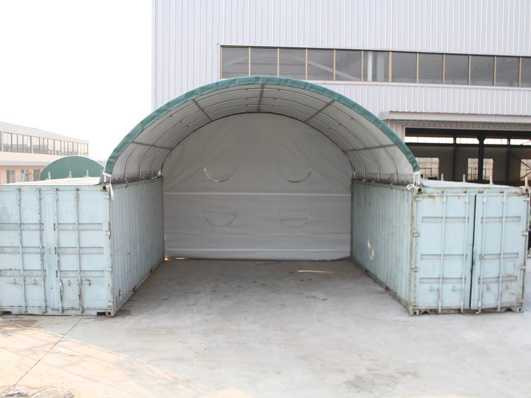 Stahlworks 20ft 6x6 meter met eind zeil - Lagringstank: bild 1 Stahlworks 20ft 6x6 meter met eind zeil - Lagringstank: bild 1