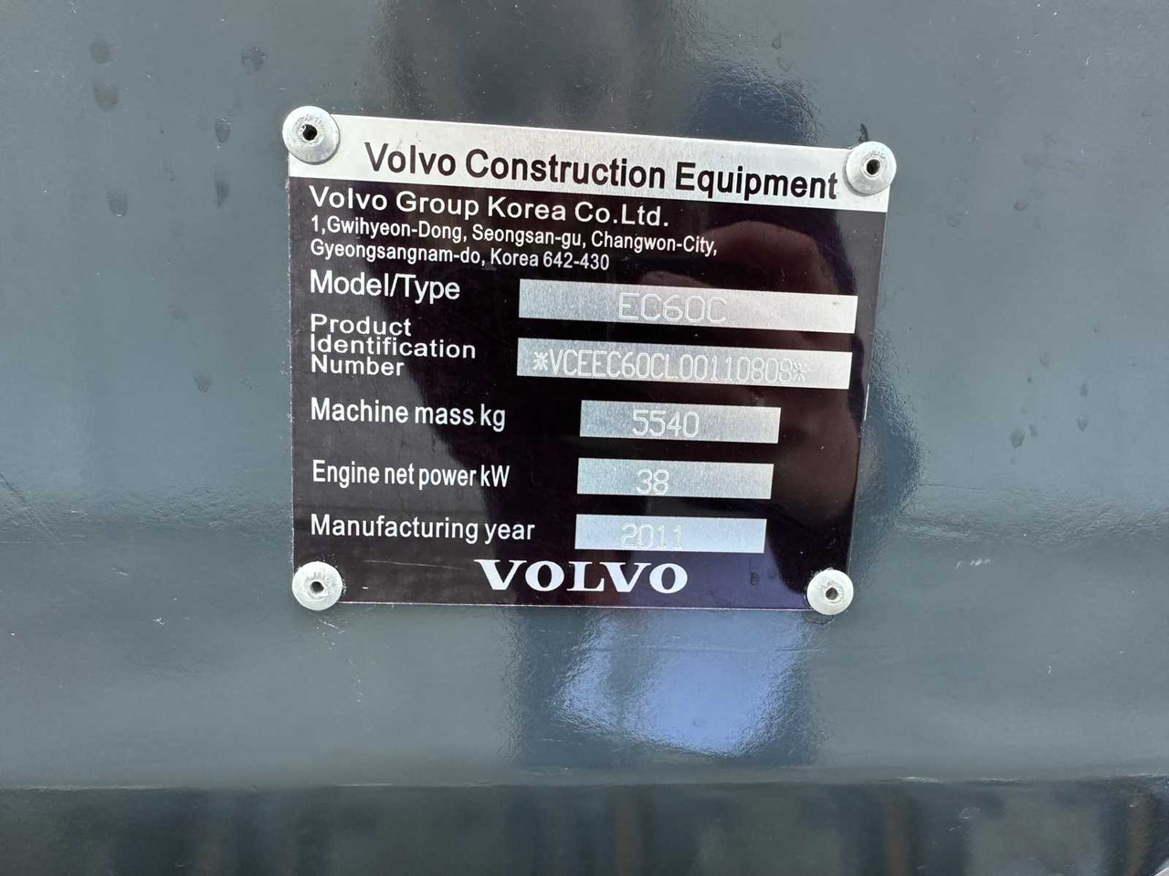 Bandgrävare Volvo EC60C: bild 41