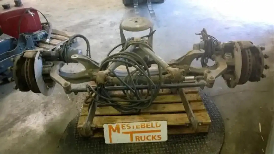 Mercedes-Benz Sleepas hydraulisch gestuurd compleet - Bakaxel för Lastbil: bild 1 Mercedes-Benz Sleepas hydraulisch gestuurd compleet - Bakaxel för Lastbil: bild 1