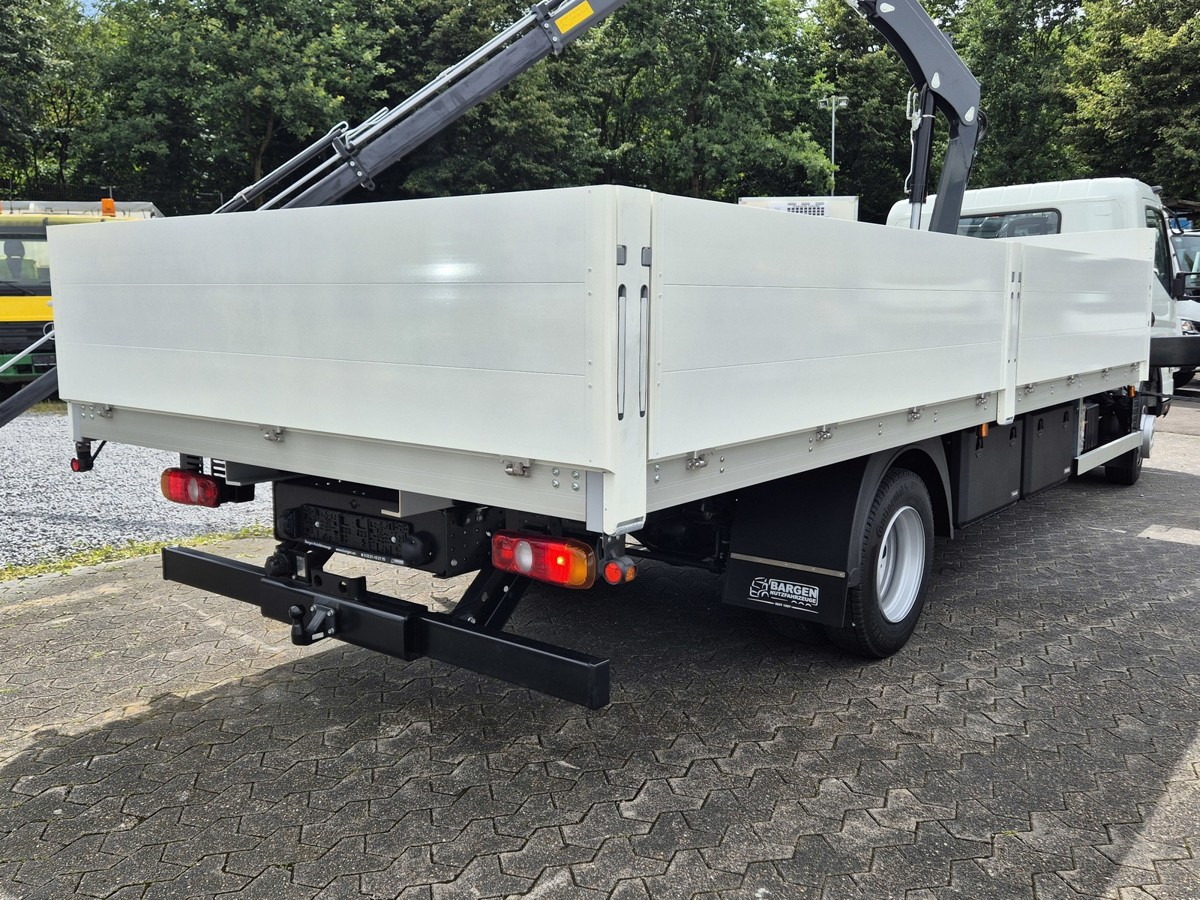 Ny Transportbil med flak FUSO FUSO 9C18 Canter Alu Pritsche 5.5m Kran 3x hydr.: bild 12
