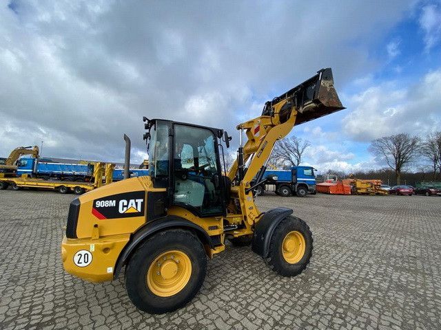CAT 908M, 4+1 Schaufel, Palettengabel, wenig Std. - Hjullastare: bild 5 CAT 908M, 4+1 Schaufel, Palettengabel, wenig Std. - Hjullastare: bild 5