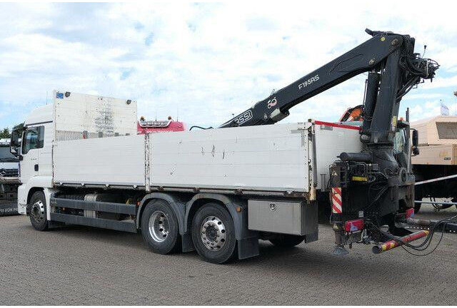 MAN 26.440 TGS LL 6x2, Kran Fassi F195AS.22, AHK, AC - Flakbil: bild 3 MAN 26.440 TGS LL 6x2, Kran Fassi F195AS.22, AHK, AC - Flakbil: bild 3