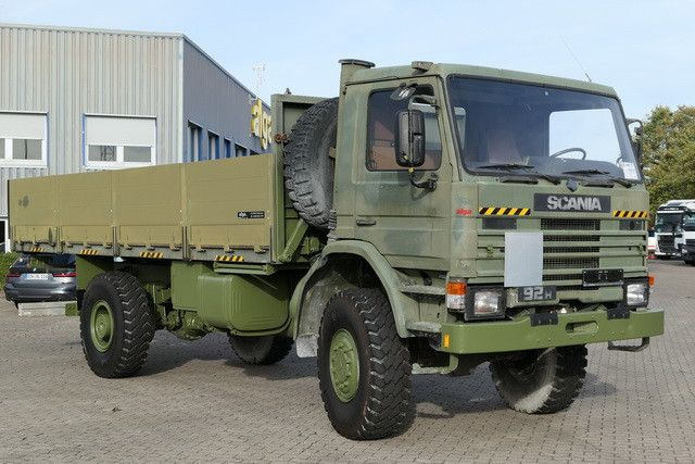 Scania P92HK 4x4, Allrad, Einzelbereifung, Klima, 40tkm - Flakbil: bild 4 Scania P92HK 4x4, Allrad, Einzelbereifung, Klima, 40tkm - Flakbil: bild 4