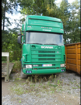 Camion porte container Scania 164 G (2002-900.000 km) - Lastväxlare lastbil: bild 1 Camion porte container Scania 164 G (2002-900.000 km) - Lastväxlare lastbil: bild 1