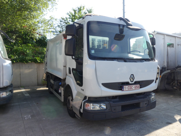 REF:1380 - Camion poubelle Renault Midlum 180DXI (2011-183.874 km) - Sopbil: bild 2 REF:1380 - Camion poubelle Renault Midlum 180DXI (2011-183.874 km) - Sopbil: bild 2