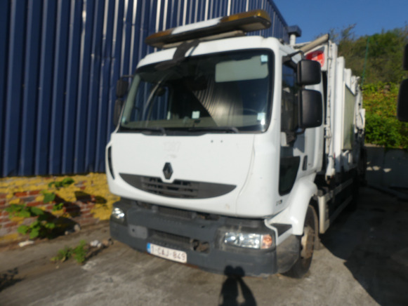 REF:1387 - Camion poubelle Renault Midlum 270DXI (2011-189.728 km) - Sopbil: bild 1 REF:1387 - Camion poubelle Renault Midlum 270DXI (2011-189.728 km) - Sopbil: bild 1