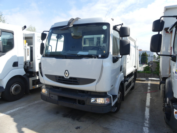 REF:68420 - Camion poubelle Renault Midlum 180DXI (2013-115.450 km) - Sopbil: bild 1 REF:68420 - Camion poubelle Renault Midlum 180DXI (2013-115.450 km) - Sopbil: bild 1