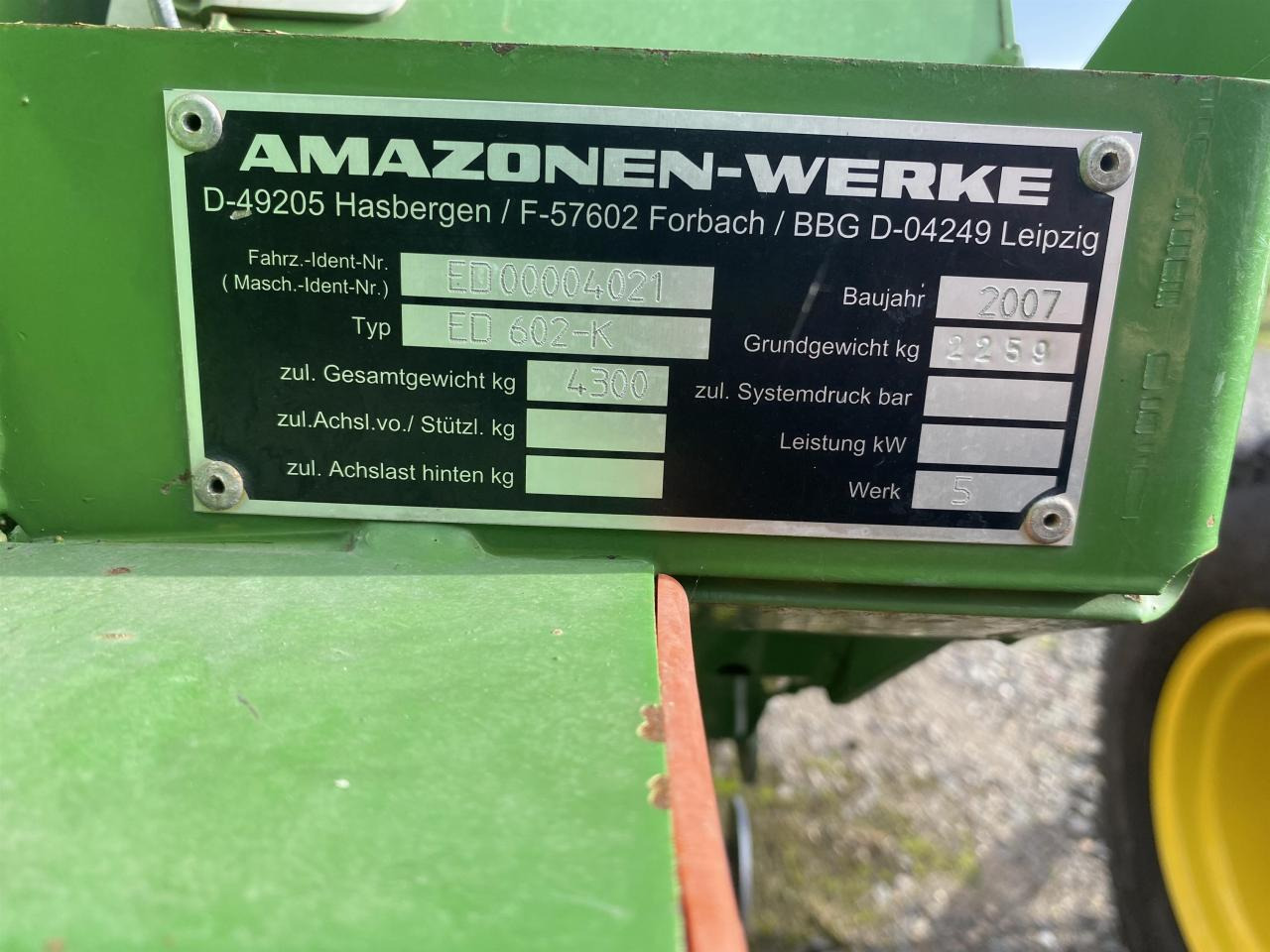 Amazone ED 602-K - Precisionssåmaskin: bild 3 Amazone ED 602-K - Precisionssåmaskin: bild 3