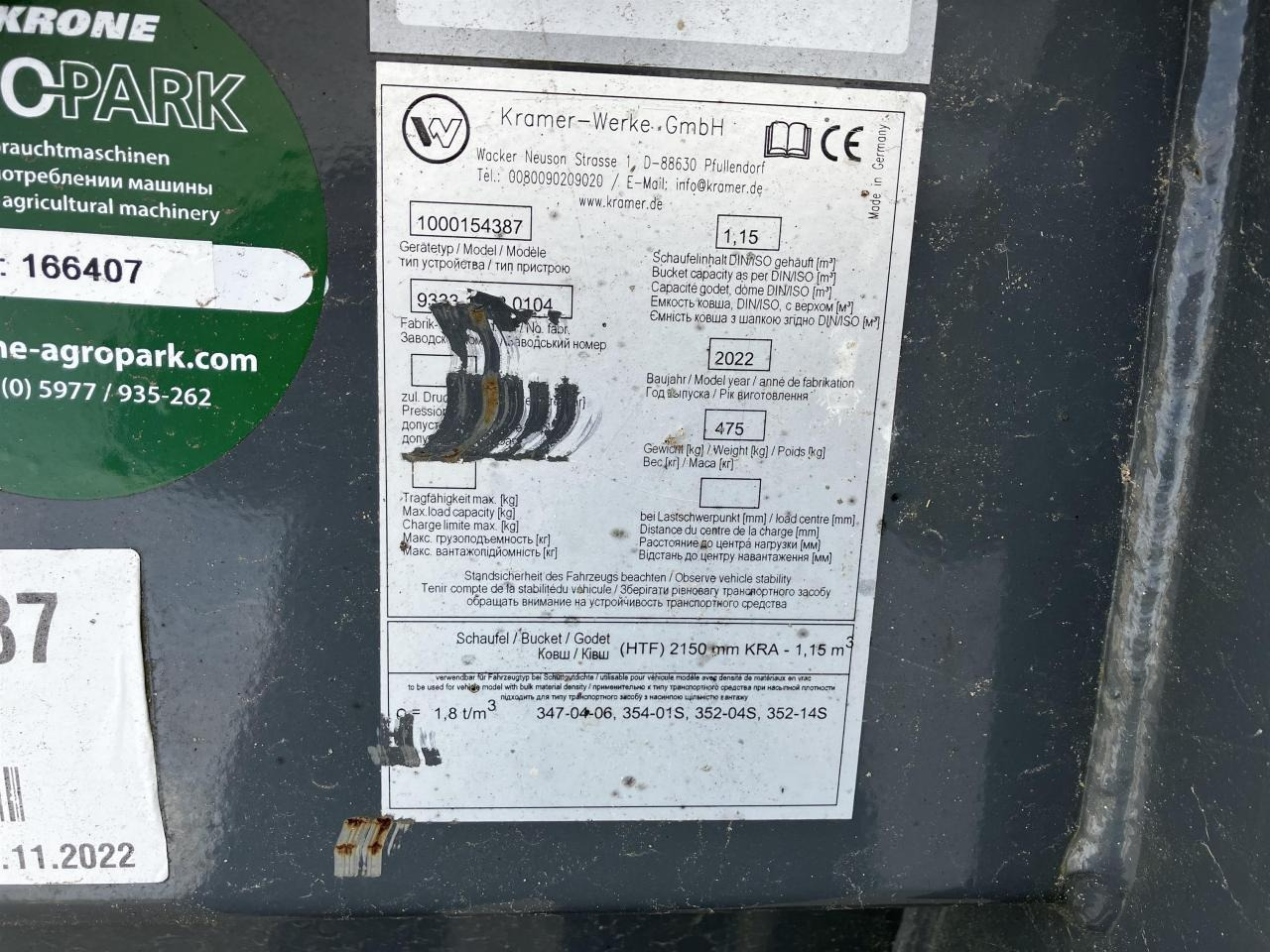 Skopa Kramer 2150 mm: bild 6