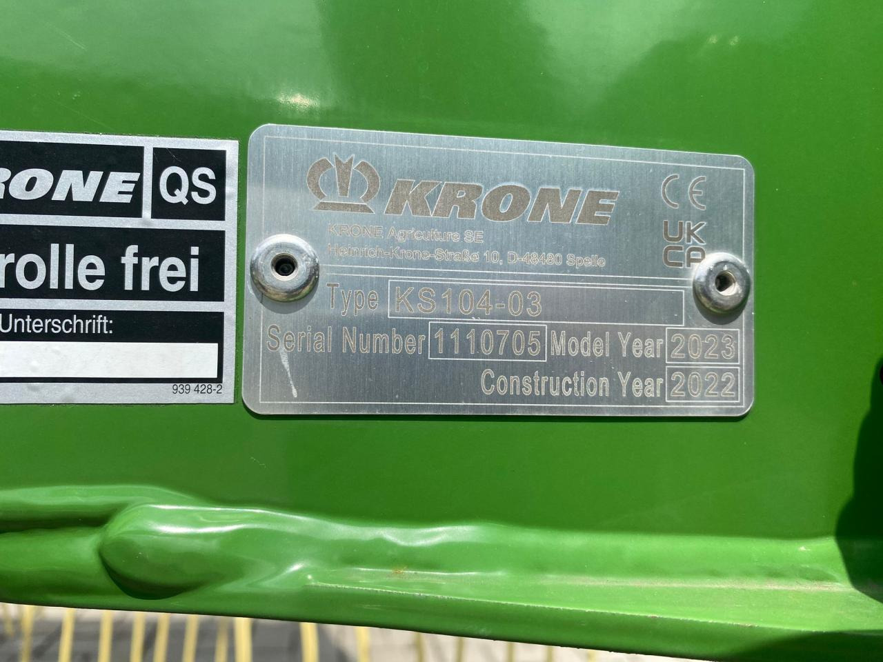 Krone Swadro S 420 - Hövändare: bild 5 Krone Swadro S 420 - Hövändare: bild 5