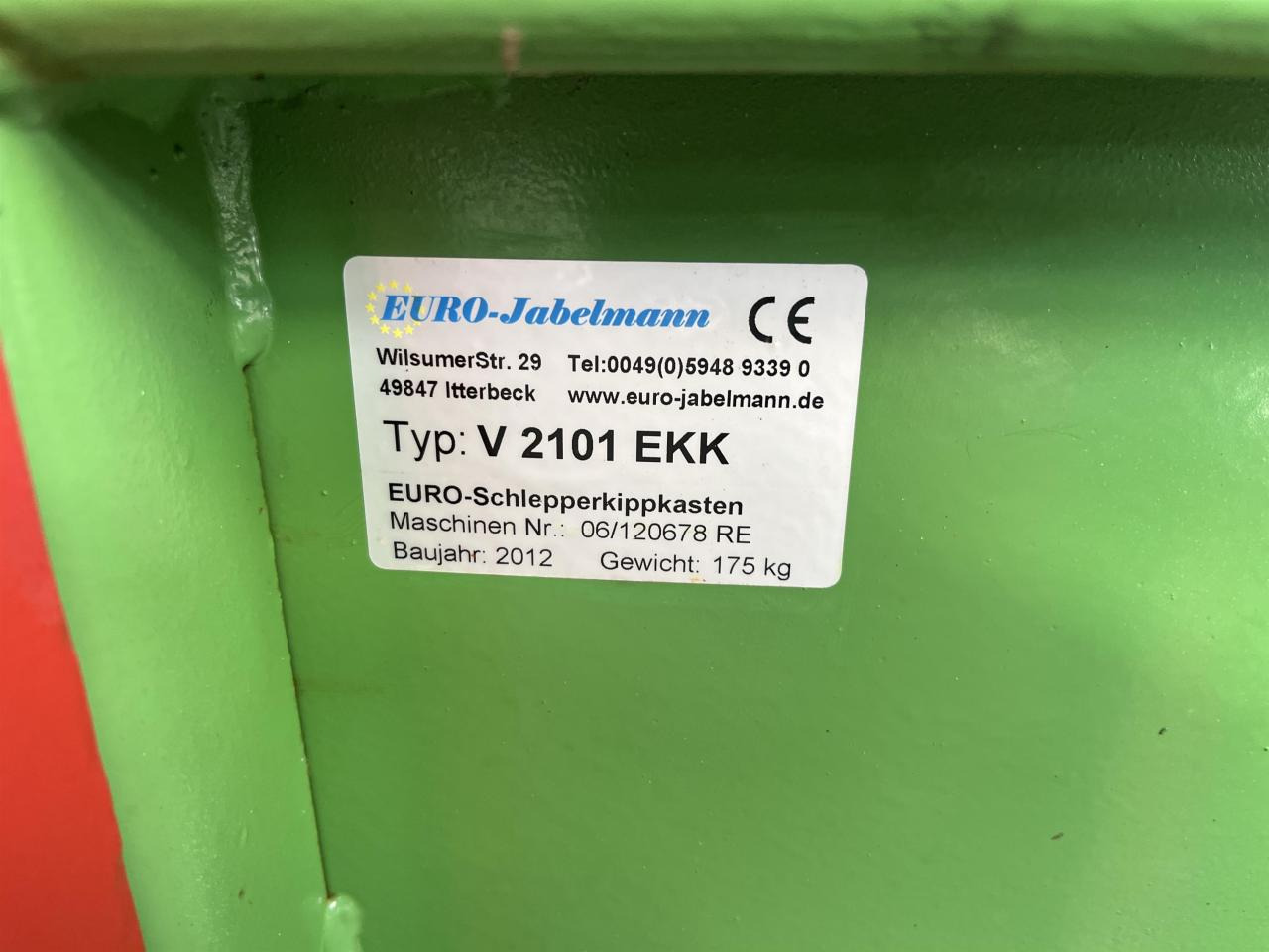 Jabelmann / EURO-Jabelmann V 2101 EKK - Tillbehör: bild 4 Jabelmann / EURO-Jabelmann V 2101 EKK - Tillbehör: bild 4