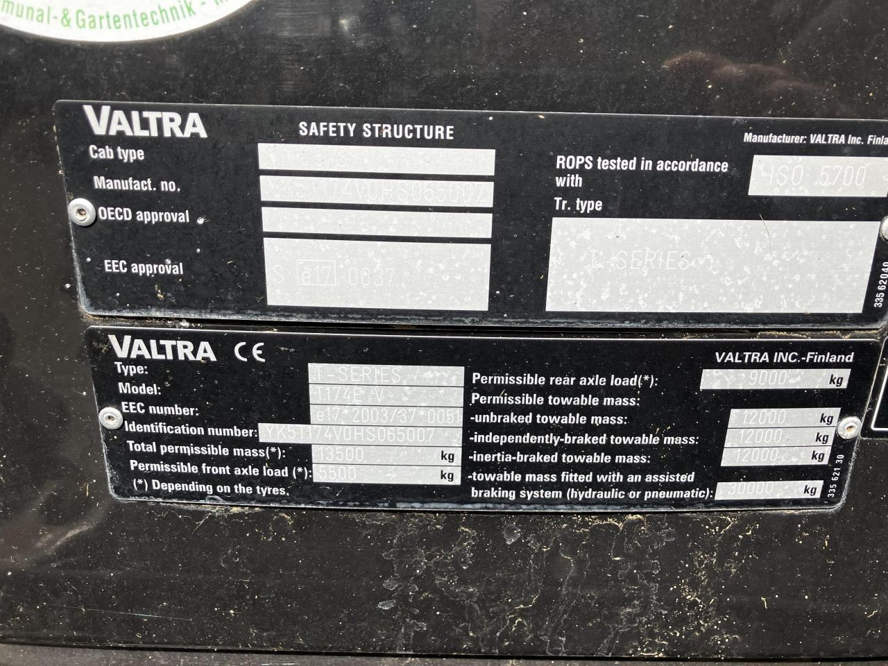 Traktor Valtra T174 Versu: bild 13