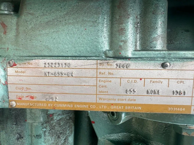 Cummins NT 855 G4 Waterpomp 515 m3 / h 8.5 Bar as new ! 455 hours ! Diesel Waterpump - Vattenpump: bild 5 Cummins NT 855 G4 Waterpomp 515 m3 / h 8.5 Bar as new ! 455 hours ! Diesel Waterpump - Vattenpump: bild 5
