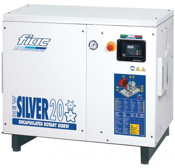 Fiac New Silver 20 Silent 15 kW 1900 L / min 10 Bar Elektrische Schroefcompressor - Luftkompressor: bild 1 Fiac New Silver 20 Silent 15 kW 1900 L / min 10 Bar Elektrische Schroefcompressor - Luftkompressor: bild 1