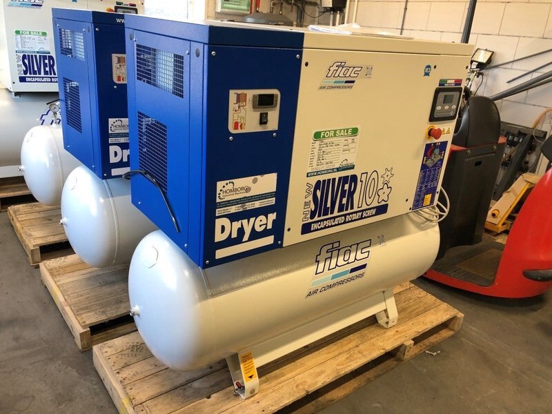 Fiac New Silver D 10 / 300 Silent 7.5 kW 860 L / min 10 bar Elektrische Schroefcompressor met ketel en droger - Luftkompressor: bild 4 Fiac New Silver D 10 / 300 Silent 7.5 kW 860 L / min 10 bar Elektrische Schroefcompressor met ketel en droger - Luftkompressor: bild 4