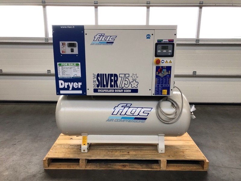 Fiac New Silver D 7.5 / 300 Silent 5.5 kW 720 L / min 10 bar Elektrische Schroefcompressor met ketel en droger - Luftkompressor: bild 2 Fiac New Silver D 7.5 / 300 Silent 5.5 kW 720 L / min 10 bar Elektrische Schroefcompressor met ketel en droger - Luftkompressor: bild 2