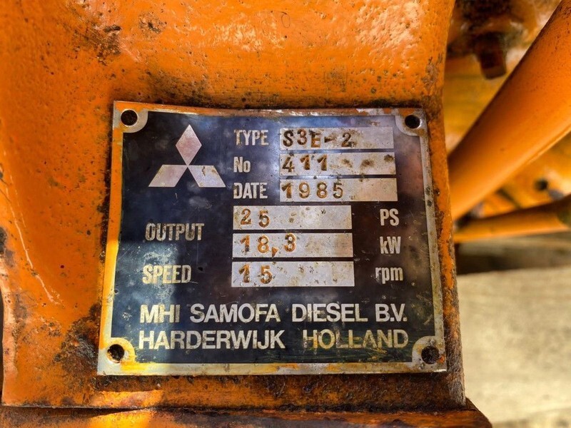 Mitsubishi S3E-2 25 PK Marine Diesel Motor met keerkoppeling - Motor: bild 4 Mitsubishi S3E-2 25 PK Marine Diesel Motor met keerkoppeling - Motor: bild 4