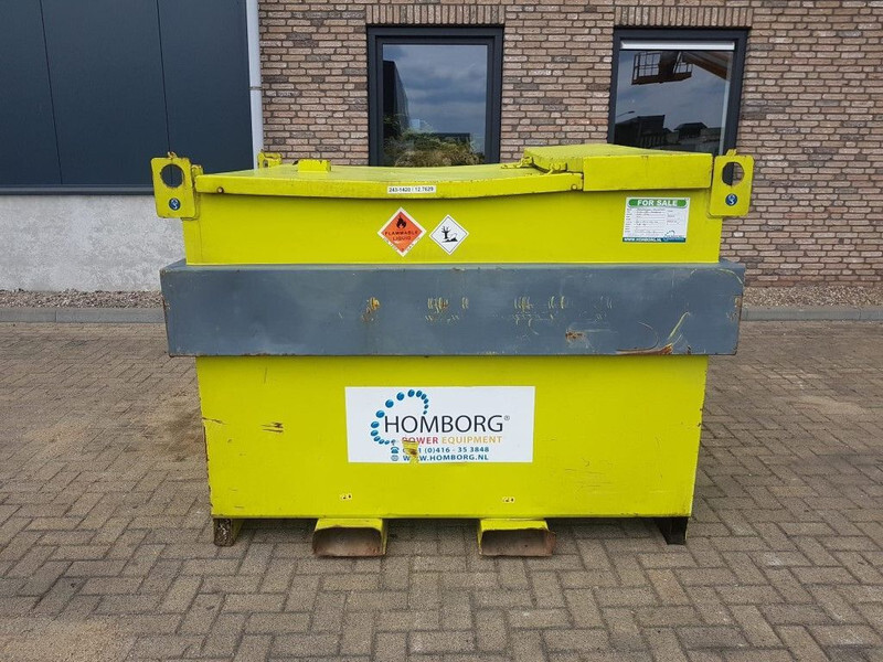 Dieseltank Steenbergen 2000 liter Kiwa IBC Dieseltank met handpomp - Lagringstank: bild 1 Dieseltank Steenbergen 2000 liter Kiwa IBC Dieseltank met handpomp - Lagringstank: bild 1